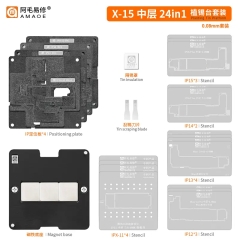 Amaoe 24 in 1 Middle Layer Plant Tin Platform for iPhone X-15