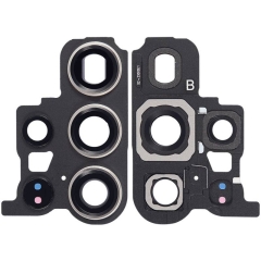 For Samsung Galaxy S23 Ultra SM-S918 Rear Camera Bracket With Lens- Phantom Black