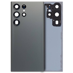 For Samsung Galaxy S23 Ultra SM-S918 Back Cover With Camera Lens & Adhesive- Green
