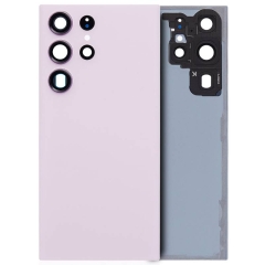 For Samsung Galaxy S23 Ultra SM-S918 Back Cover With Camera Lens & Adhesive- Lavender
