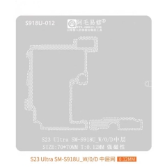 Amaoe S918U-012 0.12mm Middle Layer BGA Reballing Stencil for Samsung S23 Ultra SM-S918U/W/0/D