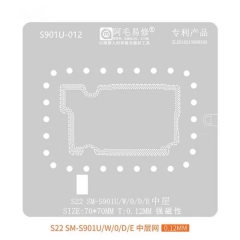 Amaoe S901U-012 0.12mm Middle Layer BGA Reballing Stencil for Samsung S22 SM-S901U/W/0/D/E