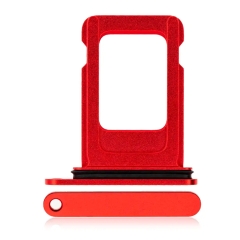 Single Sim Card Tray For IPhone 12- Red
