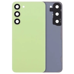 For Samsung Galaxy S23 Plus SM-S916 Back Cover With Adhesive & Camera Lens - Lime (No Logo)