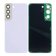 For Samsung Galaxy S22 SM-S901 Back Cover Glass With Camera Lens (No Logo)- Phantom Violet