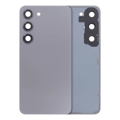 For Samsung Galaxy S23 SM-S911 Back Cover With Adhesive & Camera Lens- Graphite (No Logo)
