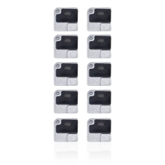 Flash Light / Power Flex Bracket With Microphone Mesh For IPhone 12 (White) (10 Pack)