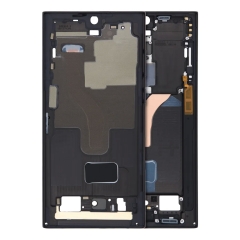 Mid-Frame Housing For Samsung Galaxy S22 Ultra 5G (North American Version) (Phantom Black)