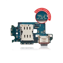 Charging Port Board With Sim Card Reader For Samsung Galaxy S24 S921B (International Version)