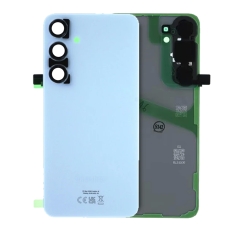 For Samsung Galaxy S24 Plus SM-S926 Back Cover Glass With Camera Lens (No Logo)-Sapphire Blue