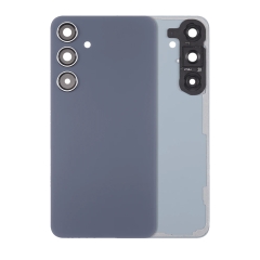 For Samsung Galaxy S24 Plus SM-S926 Back Cover Glass With Camera Lens (No Logo)-Cobalt Violet