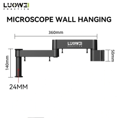 LUOWEI LW-017 Universal Telescopic Microscope Swing Arm (360° Degree)