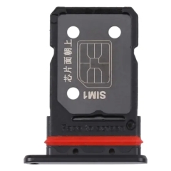 For OnePlus 10 Pro Dual SIM Card Tray - Black