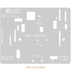 Amaoe DM Series Screen IC Polishing Protection BGA Reballing Stencil for iPhone 11- 13 Pro Max