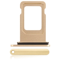 Dual Sim Card Tray For IPhone XR- Yellow