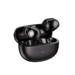 V12 Black Bluetooth 5.3 Wireless Headphones Ear Clip Headphones Open Headsets