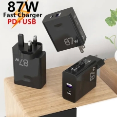 87W Fast Charging Adapter - Black