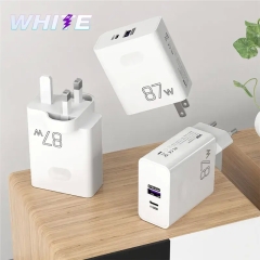 87W Fast Charging Adapter - White