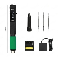 Kaisi K211 Portable USB Electric Soldering Iron With C210 Tips