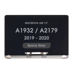 Original Complete LCD Display Assembly For MacBook Air 13" (A1932 / Mid 2019) / (A2179 / Early 2020) (Space Gray)