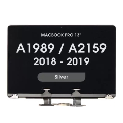 Original Complete LCD Display Assembly For MacBook Pro 13"(A1989/Late 2018/ Early 2019) (A2159/Mid 2019) (A2289/ A2251/Mid 2020) (Silver)