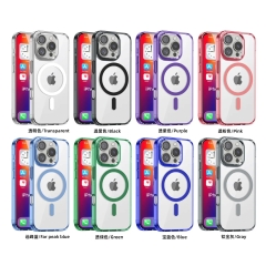 Ice Color Magsafe Magnetic PC+ TPU Case For IPhone 16/16Plus/16Pro/16ProMax