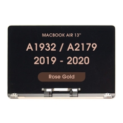OEM Complete LCD Display Assembly For MacBook Air 13" (A1932 / Mid 2019) / (A2179 / Early 2020) (Rose Gold)