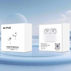 Air Pro 6 AI Intelligent Simultaneous Translation Headphones
