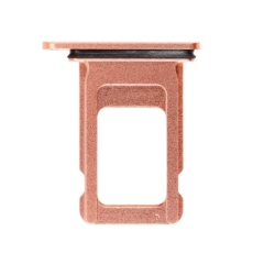 Dual Sim Card Tray For IPhone XR- Coral