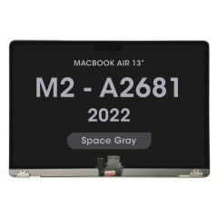 OEM Complete LCD Display Assembly For MacBook Air 13" (M2) (A2681) (2022) (Space Gray)