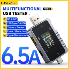 FNIRSI FNAC-28 Multi-function Type-C & USB Professional Grade Ripple Monitoring Tester