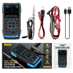 Fnirsi 2C23T Handheld 3-in-1 Dual Channel Digital Oscilloscope + Multimeter + Signal Generator