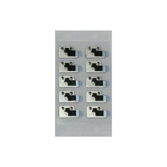 (10 Pack) Rear Microphone Mesh For iPhone 15 Pro Max (Black)