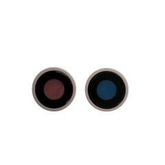 Rear Camera Lens w/ Rings For iPhone 15 / 15 Plus (Pink) (Premium)