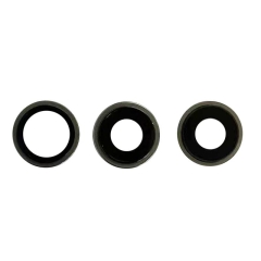 Rear Camera Lens w/ Rings For iPhone 15 Pro Max (Natural Titanium) (Premium)