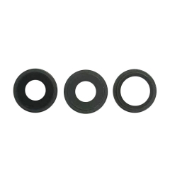 Rear Camera Lens w/ Rings for iPhone 15 Pro Max (Black Titanium) (Premium)