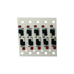 (10 Pack) Rear Microphone Mesh For iPhone 15 / 15 Plus (Black)
