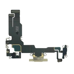 Charging Port Flex Cable for iPhone 15 - Yellow