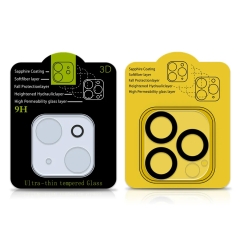 Full Cover Tempered Glass Camera Protector For iPhone 15 Pro / 15 Pro Max