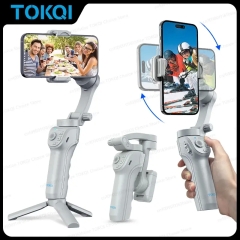 TOKQI M01 3-Axis Anti-Shake Handheld Gimbal Phone Stabilizer Foldable Holder