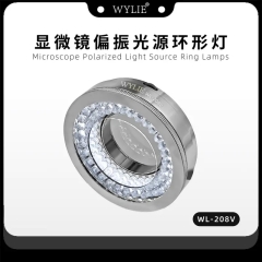 Wylie WL-208V Microscope Polarized Ring Light Source 64Leds
