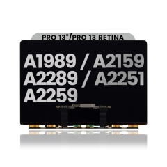OEM LCD Panel Only For MacBook Pro 13"(A1989/Late 2018/ Early 2019) (A2159/Mid 2019) (A2289/ A2251/Mid 2020)