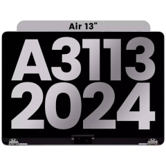 OEM Complete LCD Display Assembly For MacBook Air 13" (A3113 / 2024) (Space Gray)