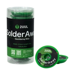 (10 Pack) 2UUL DW11 SolderAway Desoldering Wick 2015 (Width 2.0mm/ Length 1.5m)
