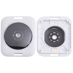 Glass Back Cover For Apple Watch Series SE 2022 (44mm) (GPS Version) (Silver)