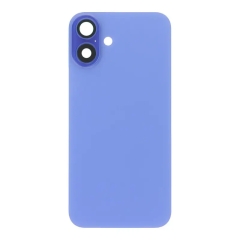 Back Glass Cover w/ Camera Lens Plus Magnet for iPhone 16 Plus - Ultramarine