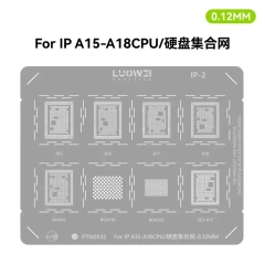 Luowei 0.12MM Stencil for IP A15 - A18 CPU