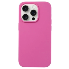 For iPhone 16 Pro Max Liquid Silicone Phone Case(Pitaya)