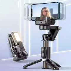 Q18 Desktop Gimbal Stabilizer Multi-function Fill Light Selfie Stick Tripod