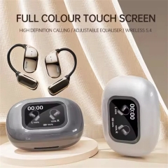 JM16 OWS Ear Hook Bluetooth 5.4 Wireless Sports Headphones With Intelligent Display